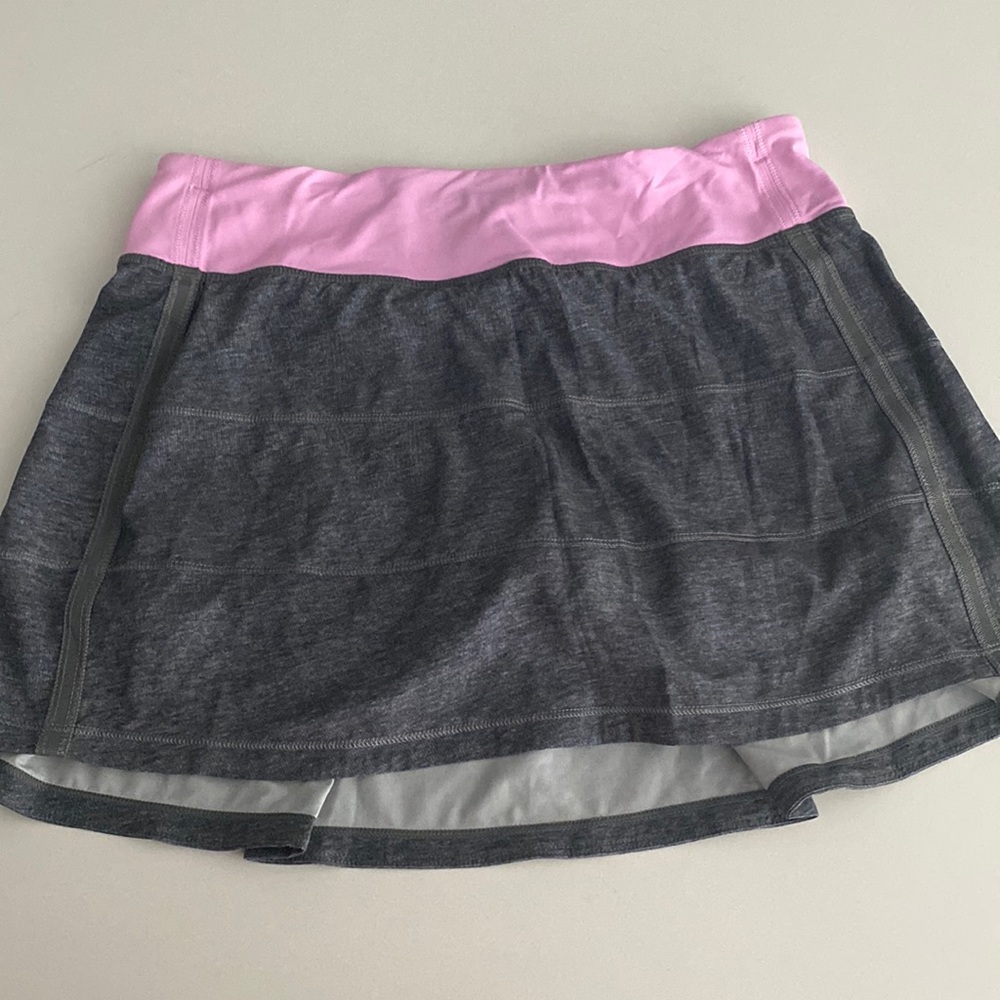 Lululemon Gray and Pink Skirt